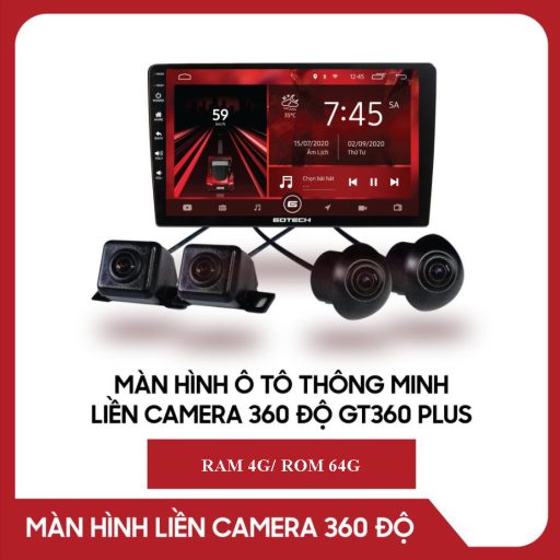Màn Hình Liền Camera 360 Gotech GT360 Plus [4g64g]