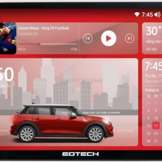 Giao diện màn hình ô tô thông minh GOTECH GT6.