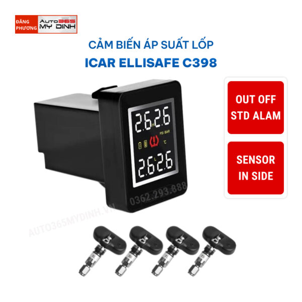 Cảm biến áp suất lốp ICAR Ellisafe C398