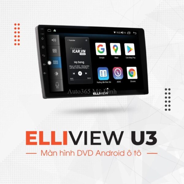 Màn hình DVD android ô tô Elliview U3