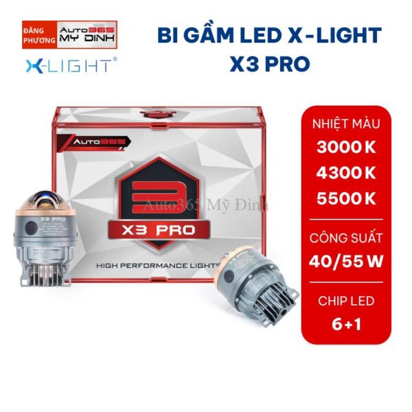 bi gam led x-light x3 pro
