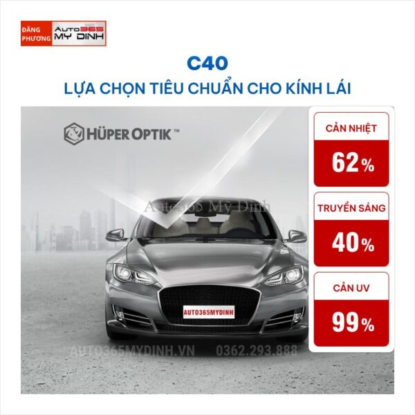 Hüper Optik C40 - Lựa chọn tiêu chuẩn cho kính lái Hüper Optik C40 - Lựa chọn tiêu chuẩn cho kính lái