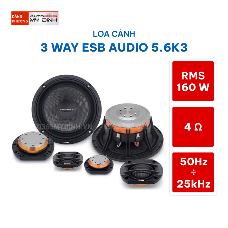 Loa 3 way ESB Audio 5.6K3