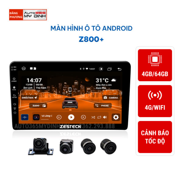 man hinh o to android z800