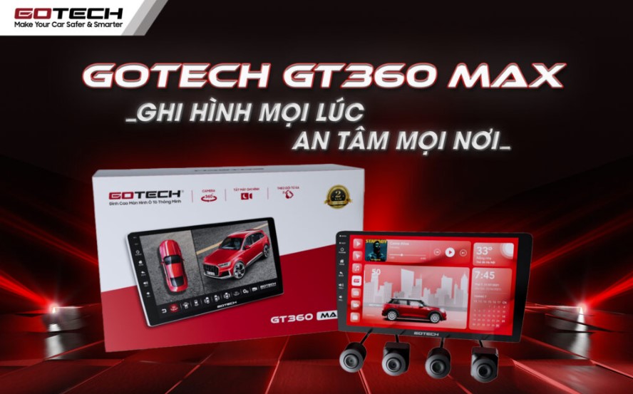 Gotech GT360 Max  tính năng ghi hình 24/24