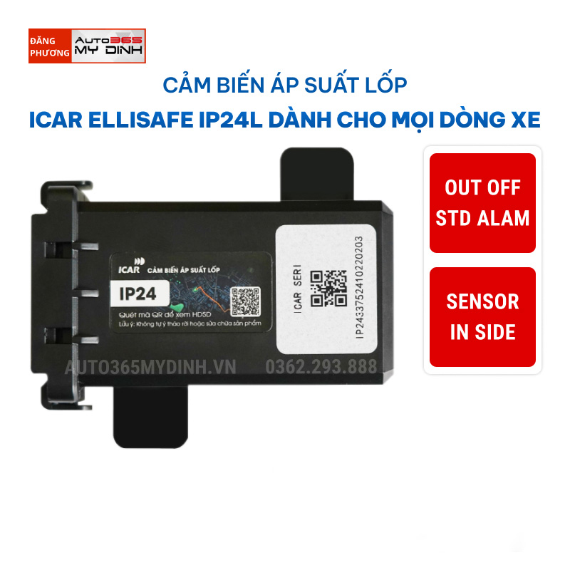 Cảm biến áp suất lốp ICAR Ellisafe IP24L không van