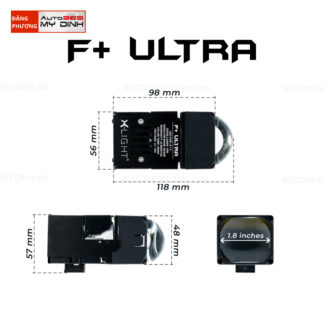 Kích thước MODULE LASER X-LIGHT F+ ULTRA NEW 2024
