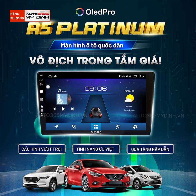 man hinh android o to oledpro a5 platinum 2