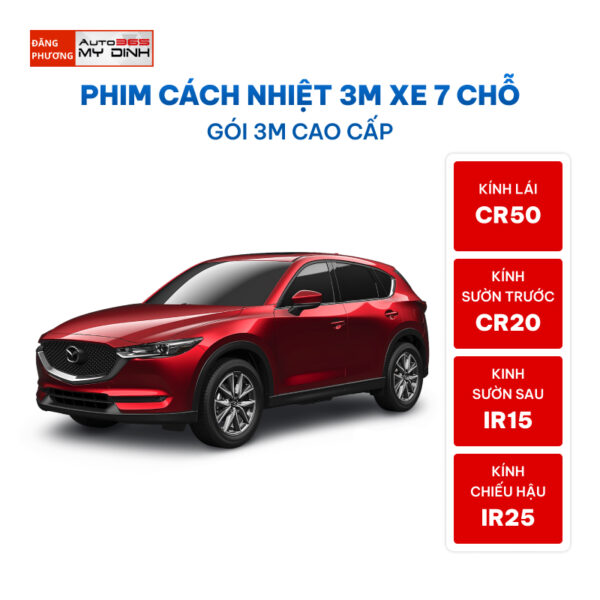 Phim cách nhiệt 3m 7 chỗ - Cao cấp