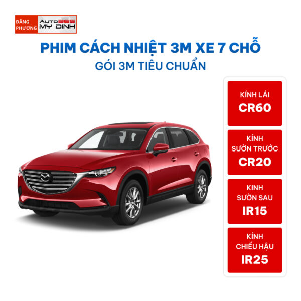 Phim cách nhiệt 3m 7 chỗ - Tiêu chuẩn