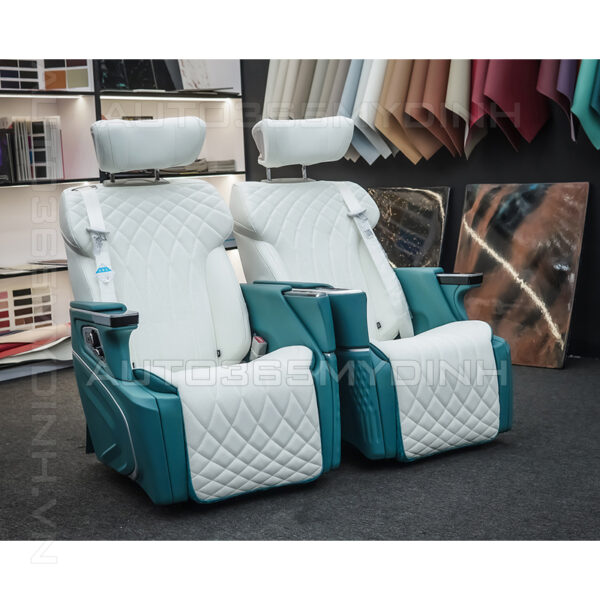 Ghế Limousine Cast 2 sỡ hữu Tính năng nâng hạ chân và điều chỉnh cổ Ghế Limousine Cast 2 sỡ hữu Tính năng nâng hạ chân và điều chỉnh cổ
