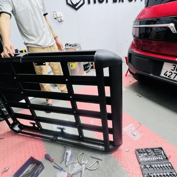 Giá nóc VinFast VF3 có chất liệu nhôm cao cấp Giá nóc VinFast VF3 có chất liệu nhôm cao cấp