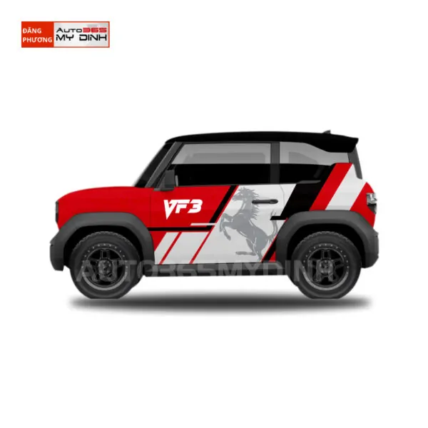Decal VF3 Phong Cách Ngựa Hoang Decal VF3 Phong Cách Ngựa Hoang