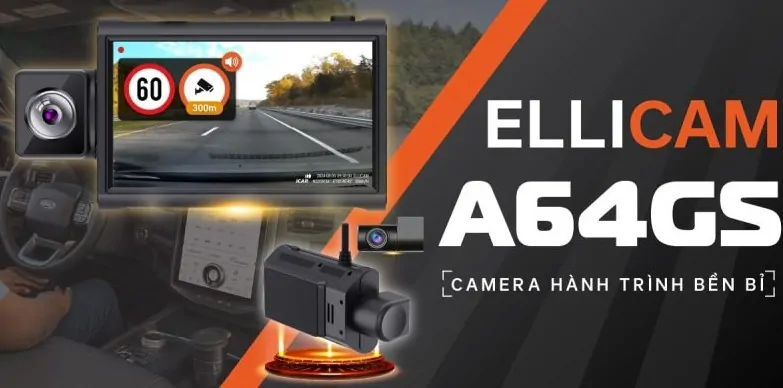 Camera Hành Trình Ellicam A64S: 2 Phiên Bản A64GS Và A64G