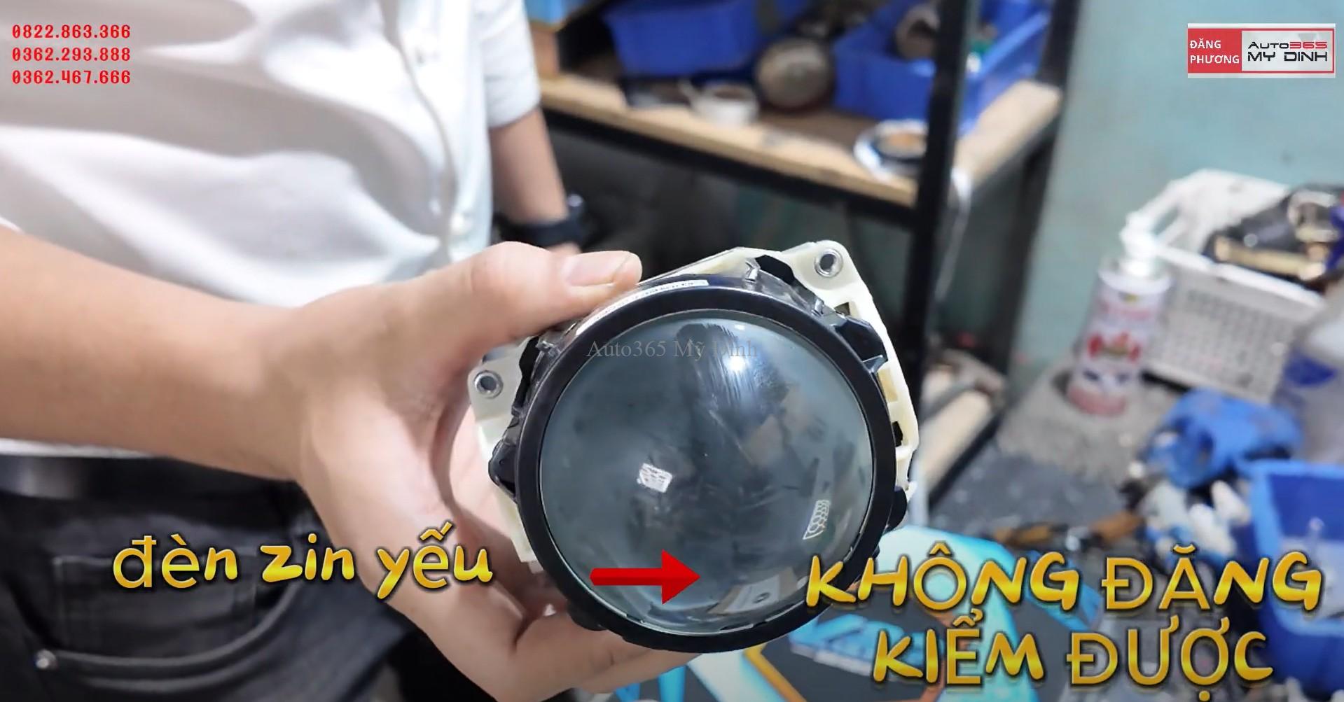 Đèn zin mà vẫn bị từ chối đăng kiểm