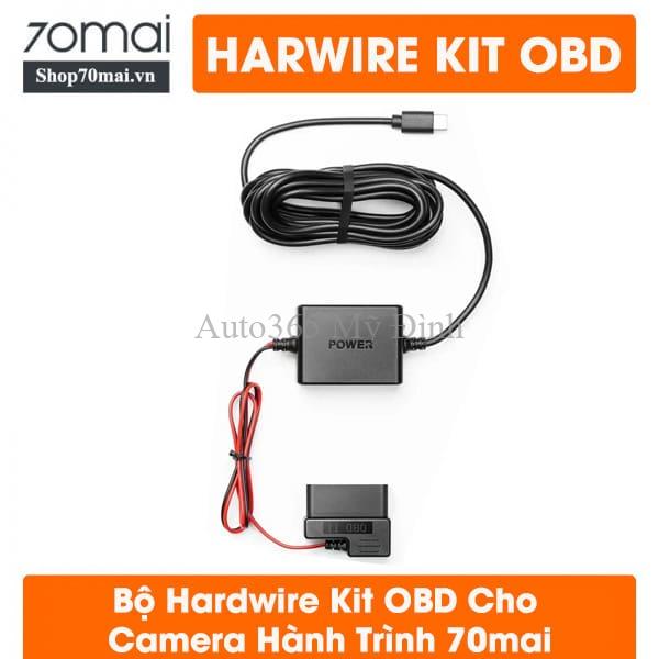 anh san pham shop70mai Bộ nguồn OBD II cho camera hành trình 70mai trên nền trắng