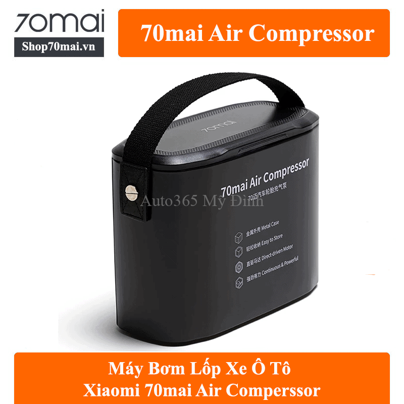 may bom hoi xiaomi 70mai air Bơm ô tô 70mai TP01 trên nền trắng