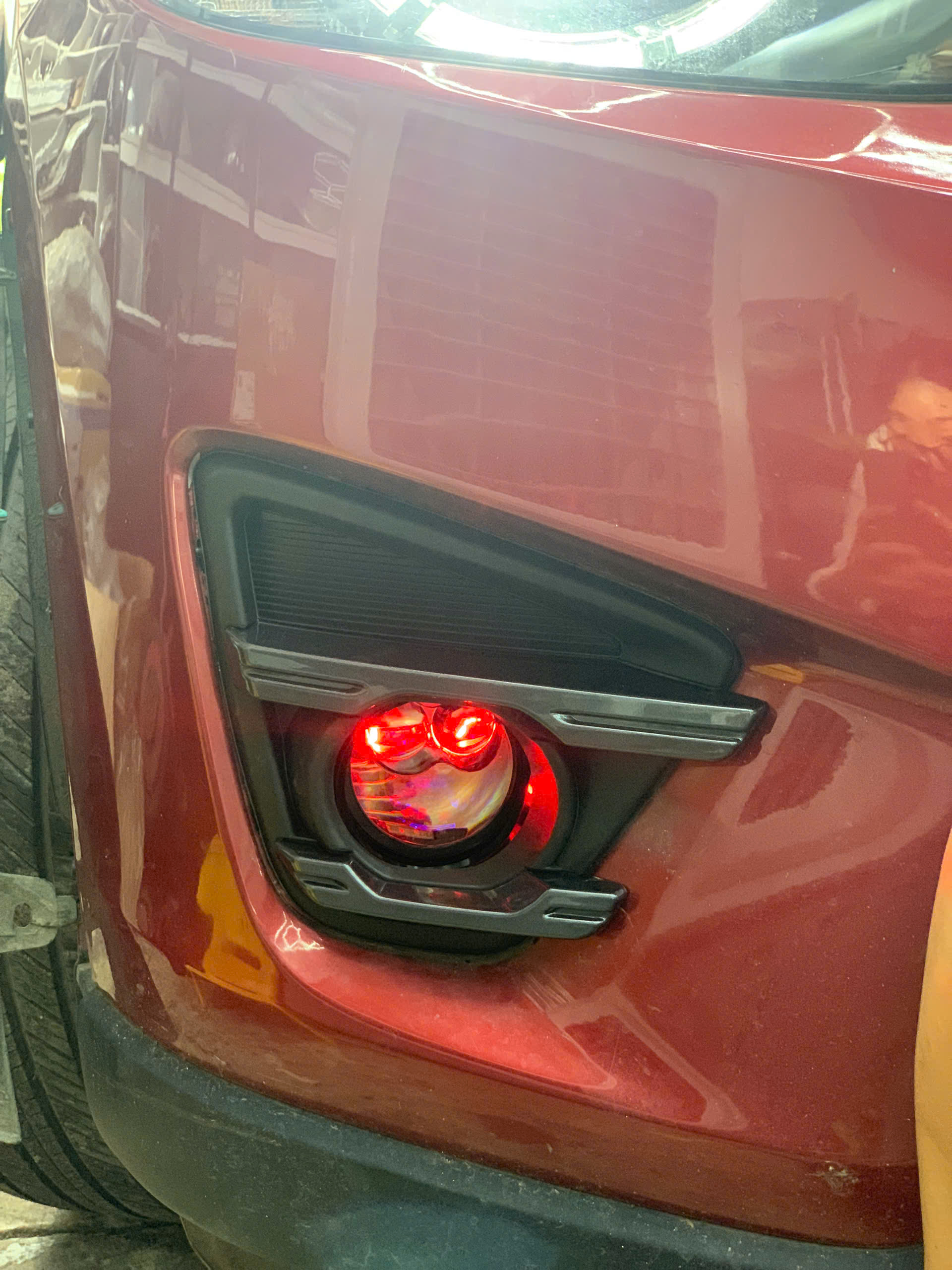 Mazda cx5 lắp g1 turbo thay đổi màu mắt quỷ